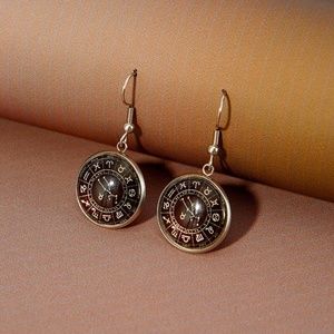 Constellation Astrology Stainless Steel Earrings Leo Cancer Scorpio Aries Gemini